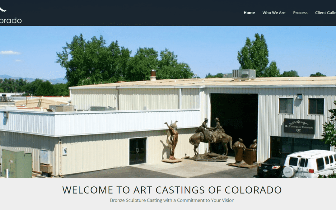 Art Casting WordPress Web Design & Aerial Photography