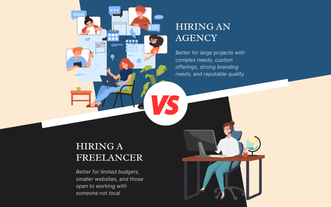 How to Choose Whether to Hire a Freelancer or a Web Design Agency to Build Your Site